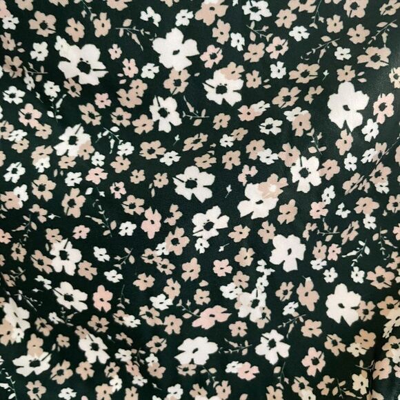 Peony Petite Fleur Tie Side Pant Bikini Swim Bottoms Black Floral 14 or US 10 - Picture 6 of 11